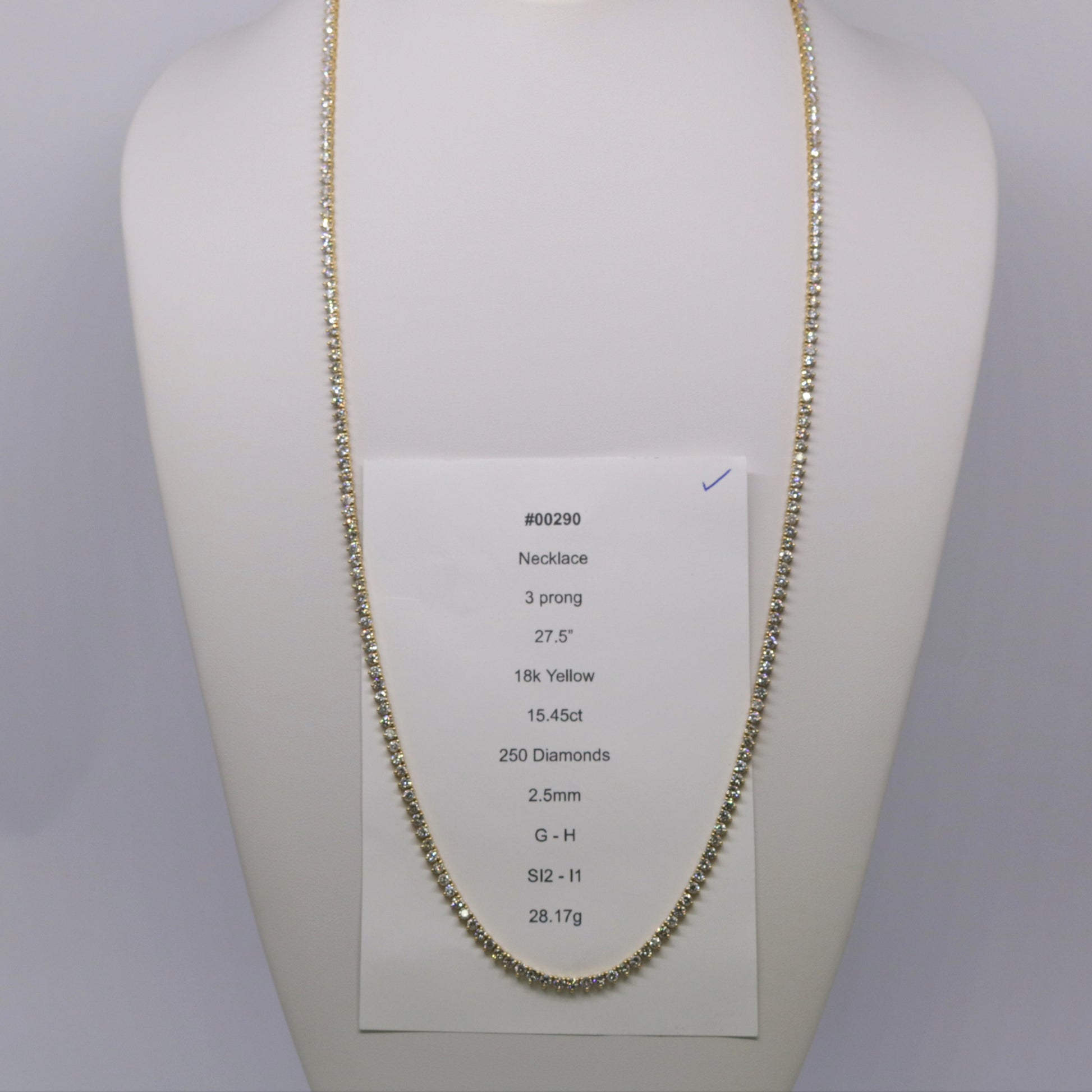 Tennis Necklace
