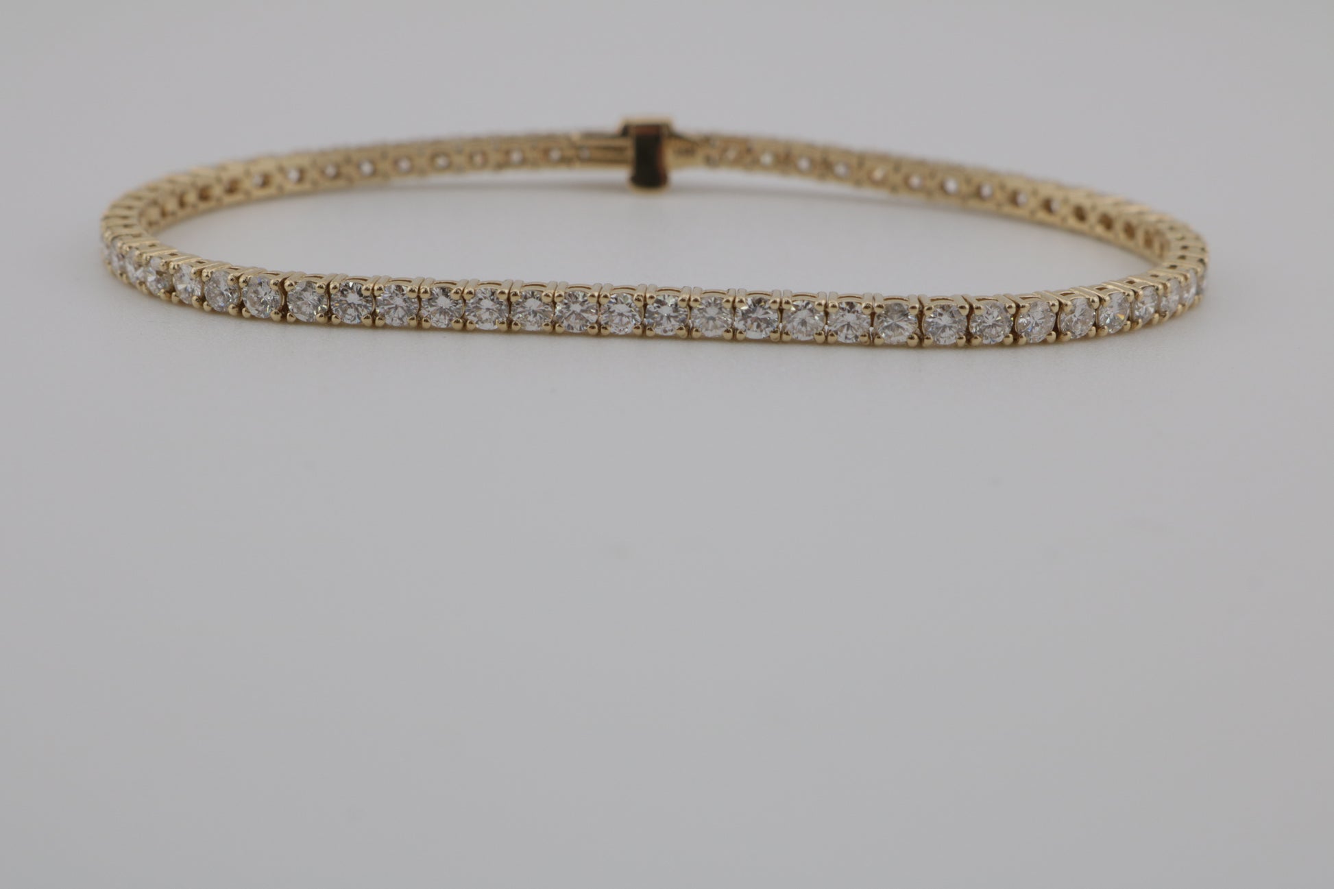 Gold Tennis Diamond Bracelet