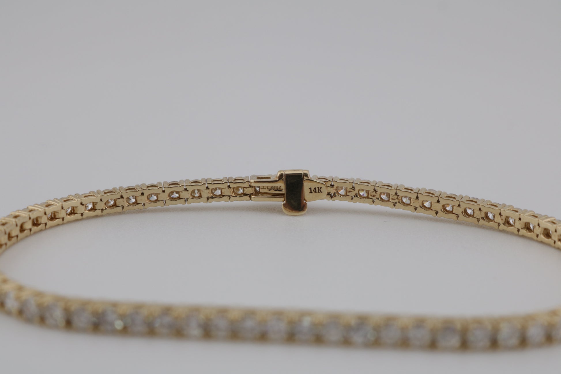 Gold Tennis Diamond Bracelet