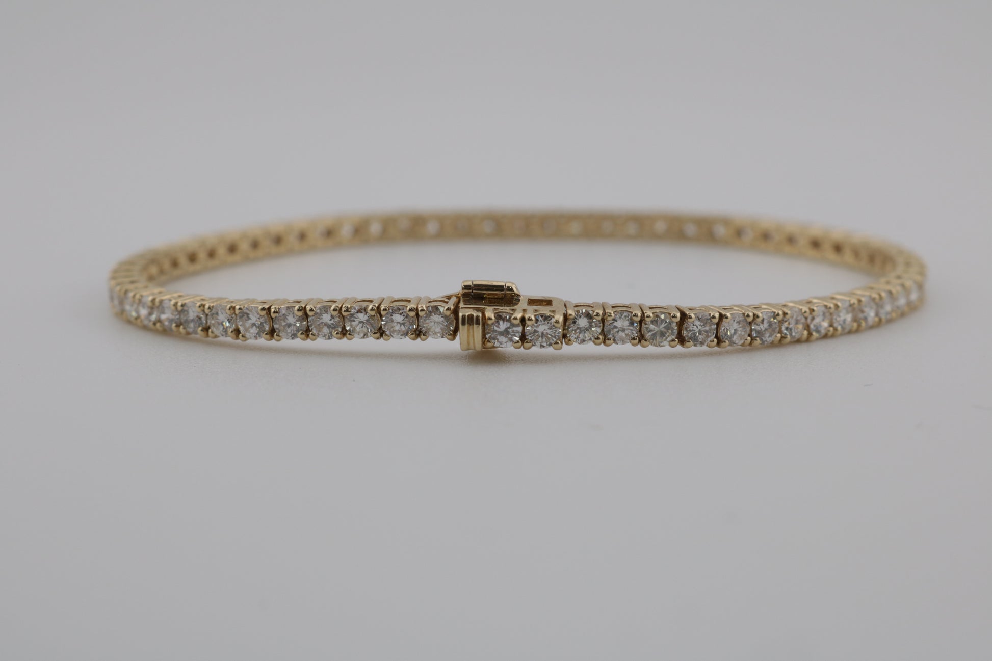Gold Tennis Diamond Bracelet