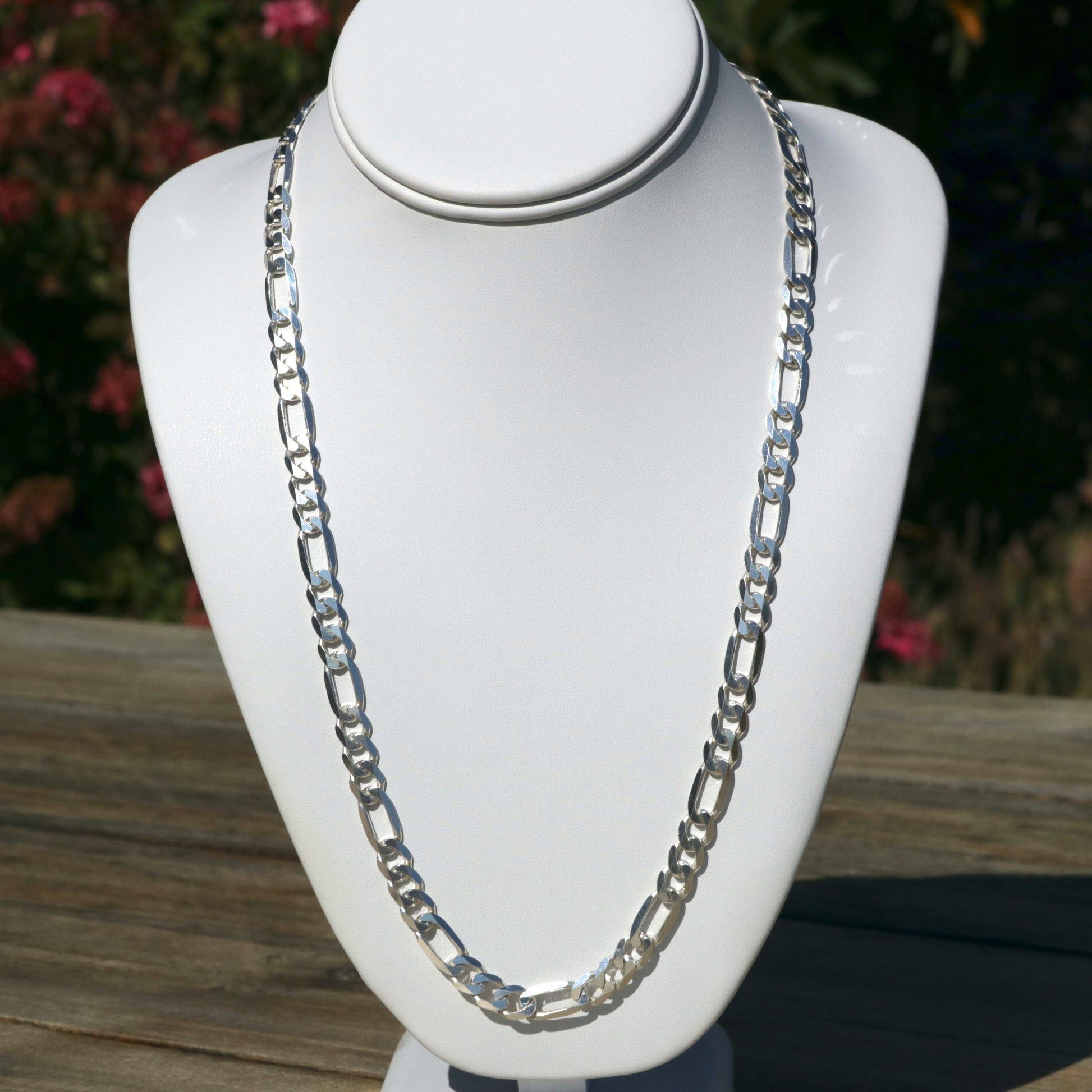 Silver Figaro Chain 40g 4.8mm