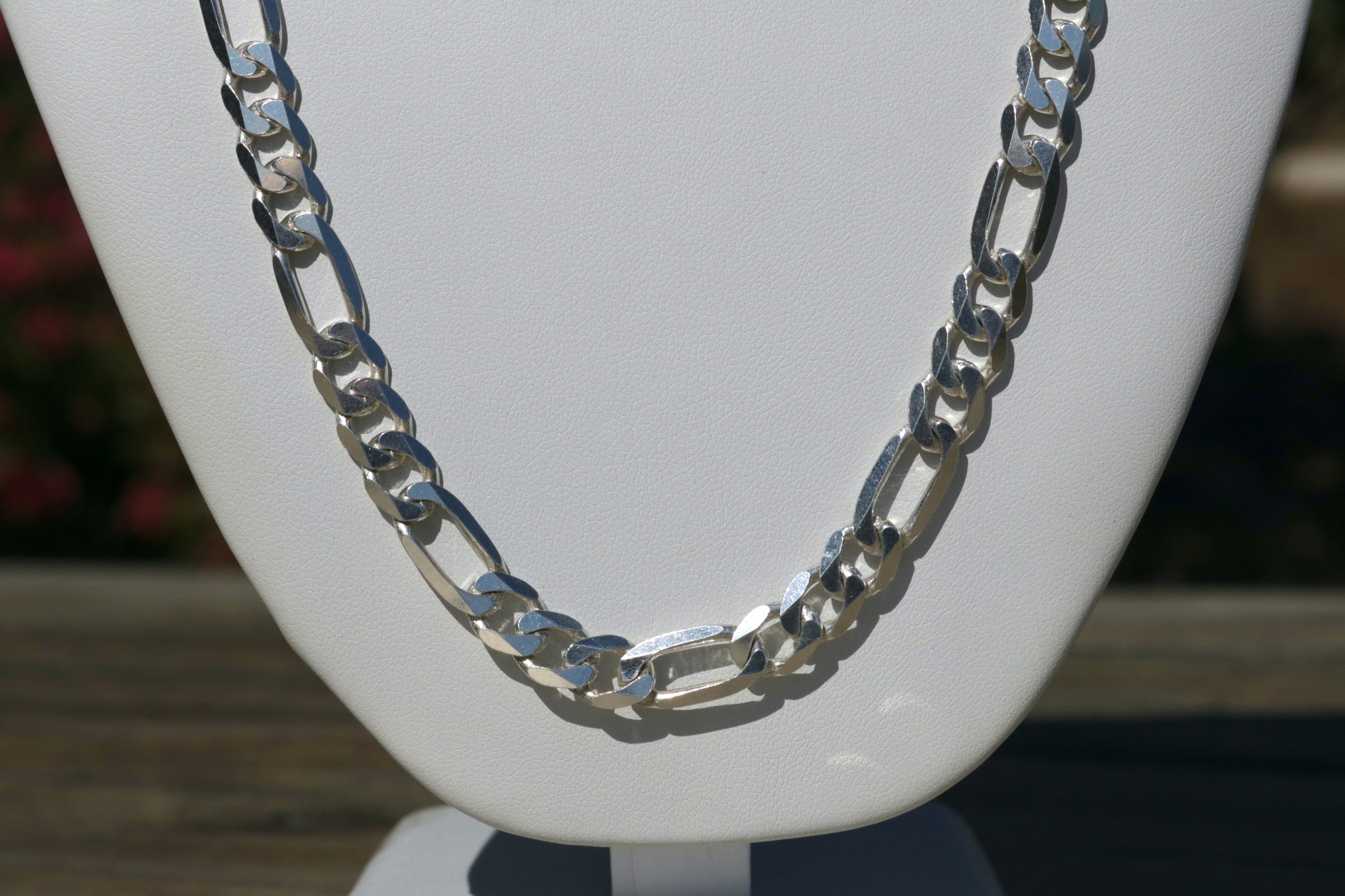 Silver Figaro Chain 40g 4.8mm