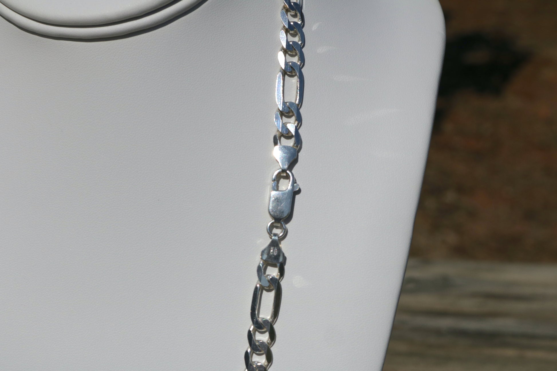 Silver Figaro Chain 40g 4.8mm